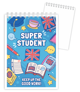 Notes JĘZYK ANGIELSKI - wzór 3 (A6)