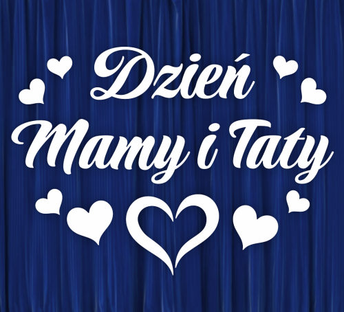 Dekoracja napis: Dzień Mamy i Taty