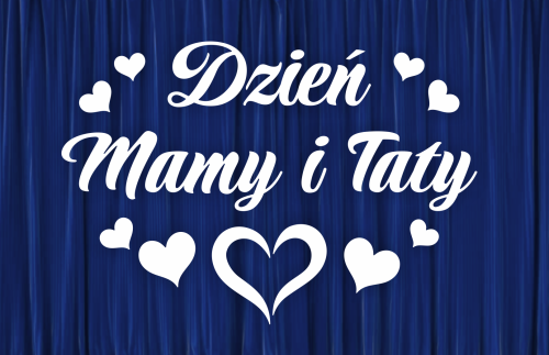 Dekoracja napis: Dzień Mamy i Taty