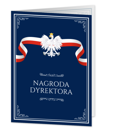 Dyplom: Nagroda Dyrektora - wzór 4 (składany, format A4+)