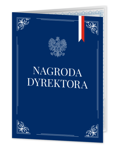 Teczka: Nagroda Dyrektora - wzór 1 (format  A4+)