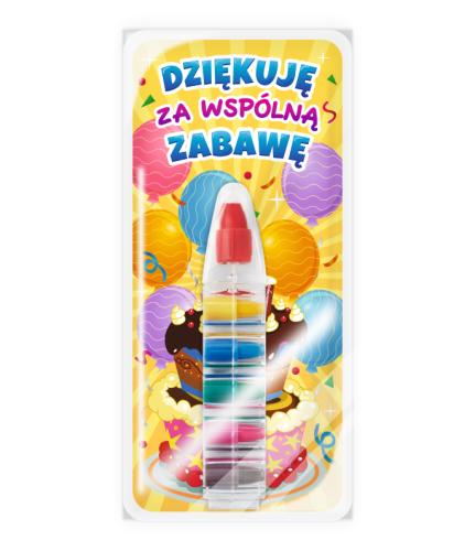 Podziękowanie dla gości - Upominek - Kredka Wielokolorowa (wzór 1)