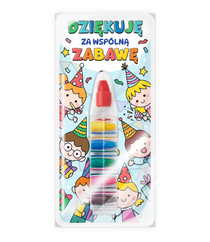 Podziękowanie dla gości - Upominek - Kredka Wielokolorowa (wzór 6)