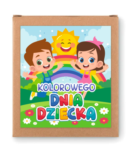 Upominek na Dzień Dziecka - Kreda do rysowania - wzór 1 (4 kolory)