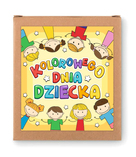 Upominek na Dzień Dziecka - Kreda Chodnikowa - wzór 2 (4 kolory)