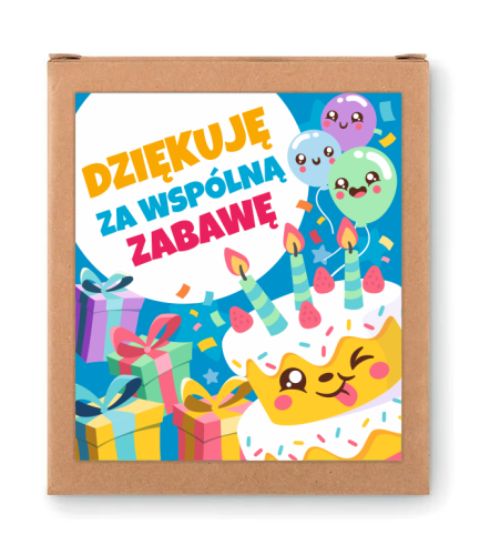 Podziękowanie dla gości - Upominek - Kreda Chodnikowa - wzór 6 (4 kolory)