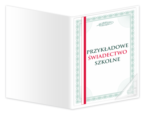 Teczka: Świadectwo Szkolne - wzór 2 (format A4+)