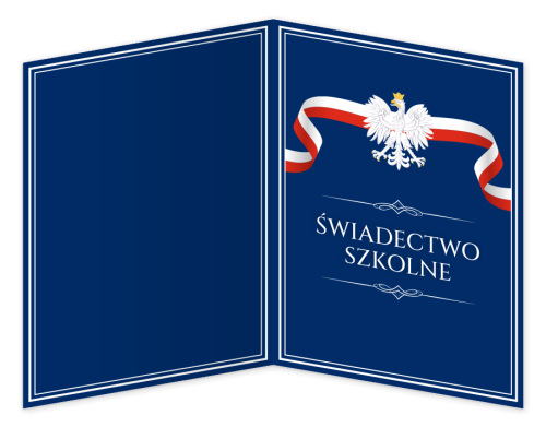 Teczka: Świadectwo Szkolne - wzór 2 (format A4+)