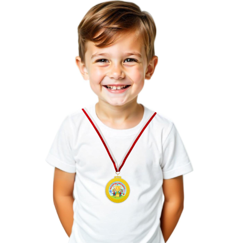 Medal 3D - PUCHAR - wzór 26 (+ tasiemka, + własny napis)