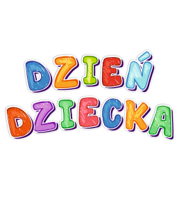 Dekoracja napis: DZIEŃ DZIECKA (wycięte litery)