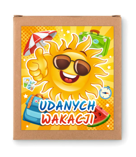 Upominek na Zakończenie Roku Szkolnego - Kreda Chodnikowa - wzór 1 (4 kolory)