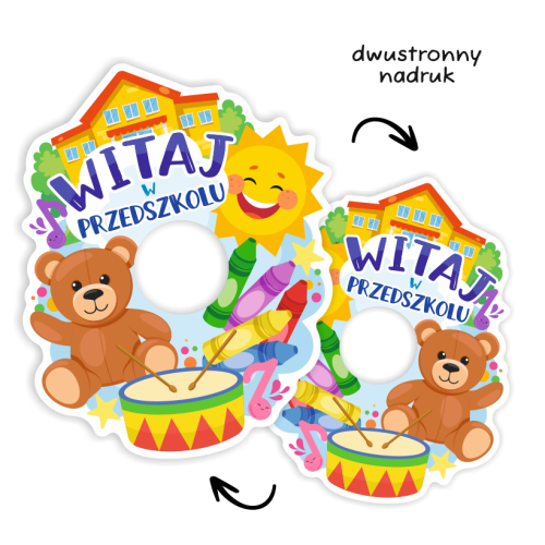 Opakowanie na lizaka - WITAJ W PRZEDSZKOLU - wzór 2