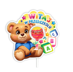 Opakowanie na lizaka - WITAJ W PRZEDSZKOLU - wzór 3