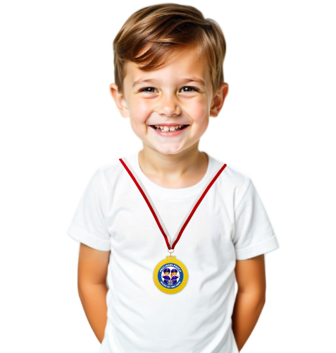 Medal 3D - PRZYJACIEL POLICJI- wzór 60 (+ tasiemka, + własny napis)
