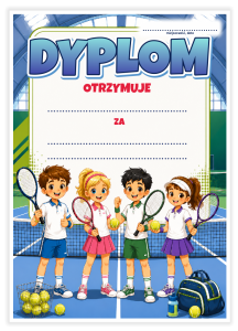 Dyplom: Tenisowy (wzór 7)