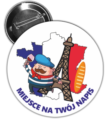 Przypinka J. francuski