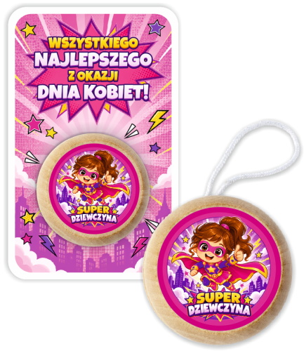 Upominek na Dzień Kobiet - JOJO - SUPERDZIEWCZYNA (wzór 41)