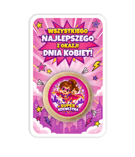 Upominek na Dzień Kobiet - JOJO - SUPERDZIEWCZYNA (wzór 41)