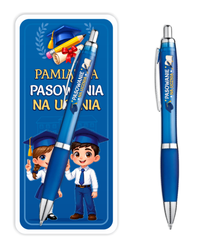 Upominek Pasowanie na Ucznia - Długopis (wzór 1)