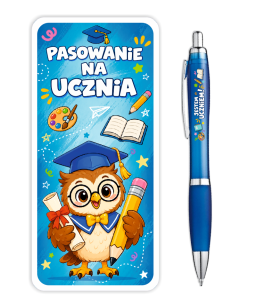 Upominek Pasowanie na Ucznia - Długopis (wzór 1)