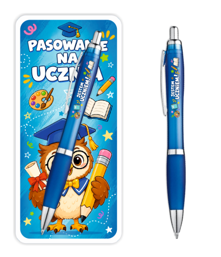 Upominek Pasowanie na Ucznia - Długopis (wzór 1)