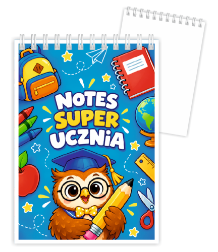 Notes SUPER UCZNIA - wzór 24 (A6)
