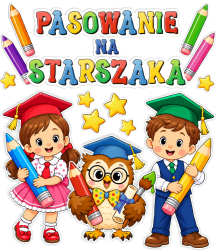 Dekoracja - Pasowanie na Starszaka (rozmiar XXL)