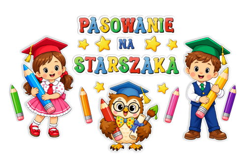 Dekoracja - Pasowanie na Starszaka (rozmiar XXL)