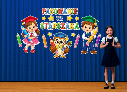 Dekoracja - Pasowanie na Starszaka (rozmiar XXL)