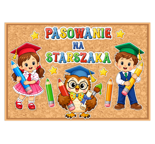 Dekoracja - Pasowanie na Starszaka (jednostronna)