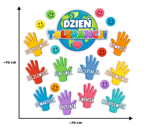 Dekoracja - Dzień Tolerancji (jednostronna)