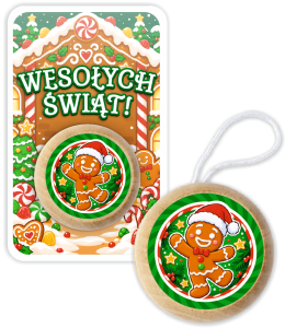 Upominek na Boże Narodzenie/Mikołajki - JOJO - WESOŁYCH ŚWIĄT (wzór 43)