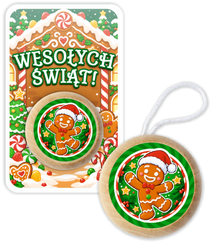 Upominek na Boże Narodzenie/Mikołajki - JOJO - WESOŁYCH ŚWIĄT (wzór 43)