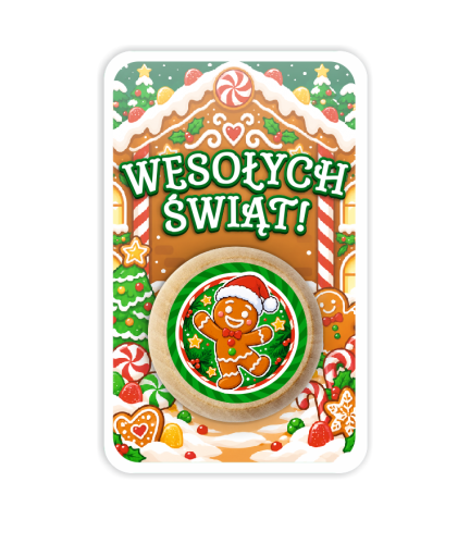Upominek na Boże Narodzenie/Mikołajki - JOJO - WESOŁYCH ŚWIĄT (wzór 43)