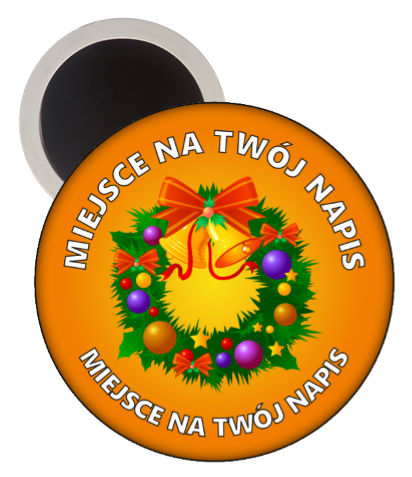 Świąteczny magnes dla dzieci.