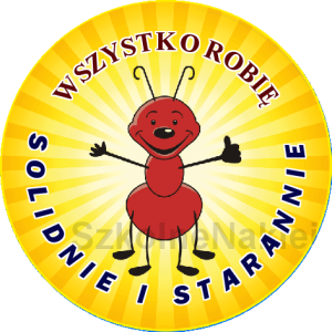 Naklejki ⌀ 40 mm zaprojektowane przez klienta