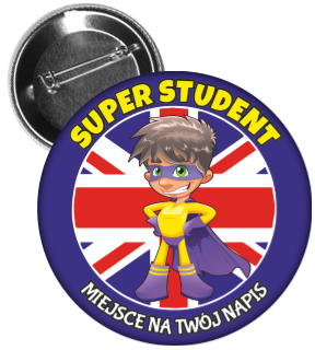 Przypinka super student
