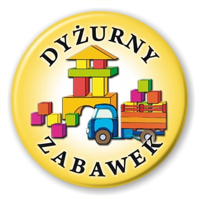 Przypinka Dyżurny Zabawek 2