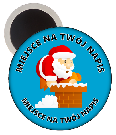 Świąteczny magnes dla dzieci.