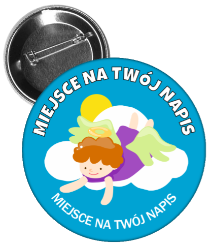 Przypinka z Aniołkiem.