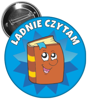 Przypinka - Ładnie Czytam