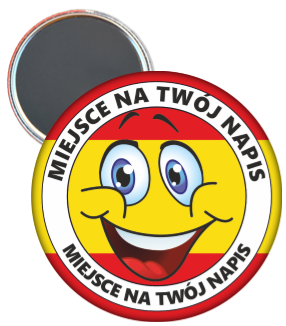 Magnes: Język hiszpański (Buźka hiszpańska) + napis