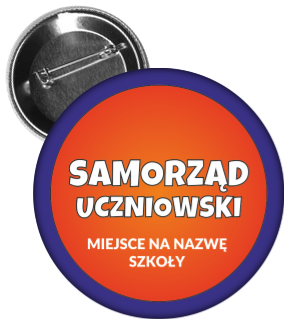 Przypinka samorząd uczniowski