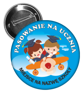 pasowanie na ucznia samolot z dziećmi