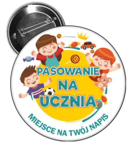 Przypinka pasowania na ucznia