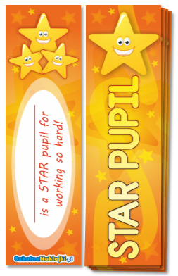 Zakładka z gwiazdkami w języku angielskim