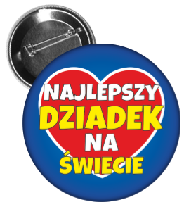 Przypinka z okazji dnia dziadka 