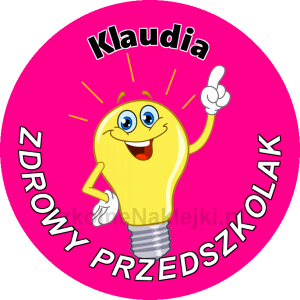 Przypinka ⌀ 58 mm zaprojektowana przez klienta
