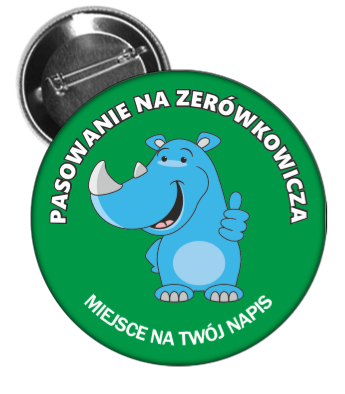 Pasowanie na zerówkowicza - wzór 5