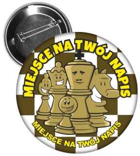 Przypinka z szachami